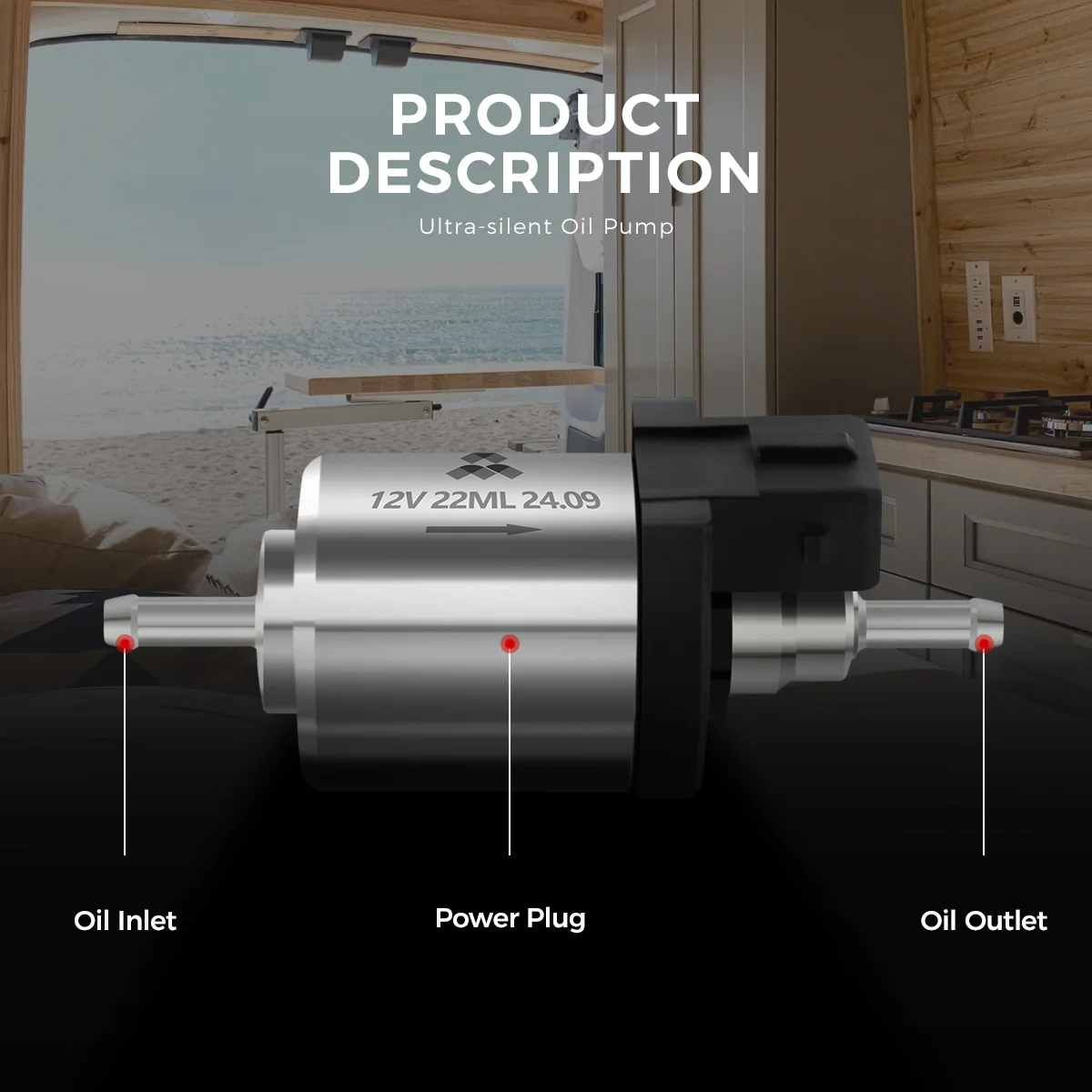 A220 18.5/22ML Ultra-Low Noise Fuel Pump 12V - Image 9