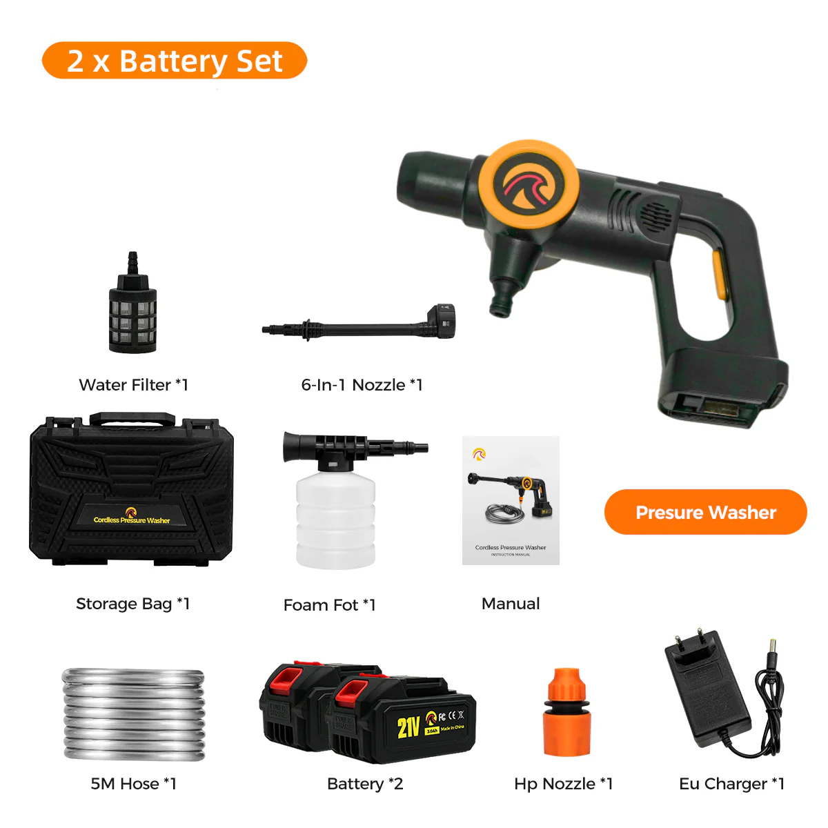 Sunster S-H2 Brushless High Pressure Washer - Image 15
