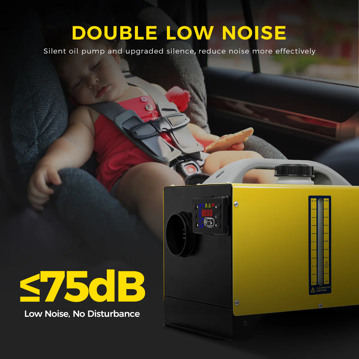 Sunster A2013ST Diesel Heater 8KW 12/24V 110-240V, All in One Classic Version - Image 12
