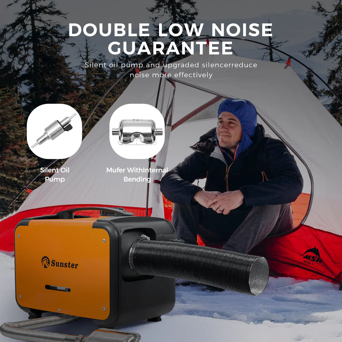 Sunster A2302BP Diesel Heater 8KW 12/24V 110-240V, All In One Bluetooth Version - Image 17