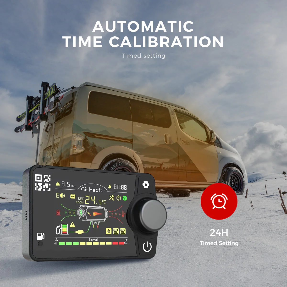 Sunster A2209V Diesel Heater 8KW 12/24V, All In One Bluetooth Version - Image 8