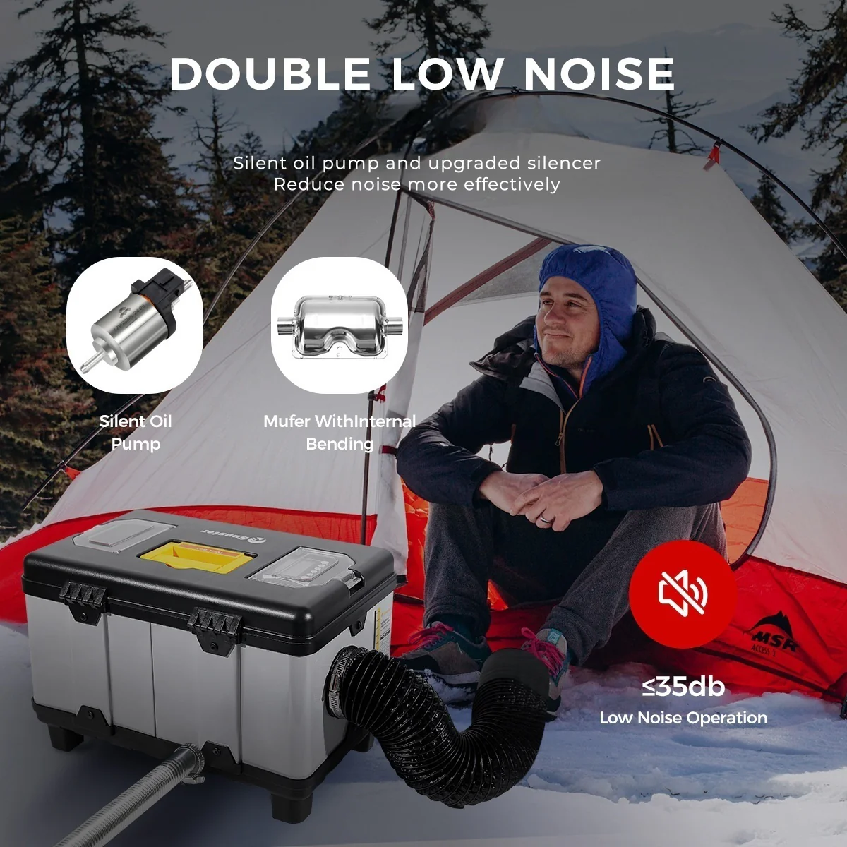 Sunster TB10PRO Diesel Heater 8KW 12/24V 110-240V With Wireless Temperature Remote Control, ToolBox Bluetooth Upgrade Version - Image 26