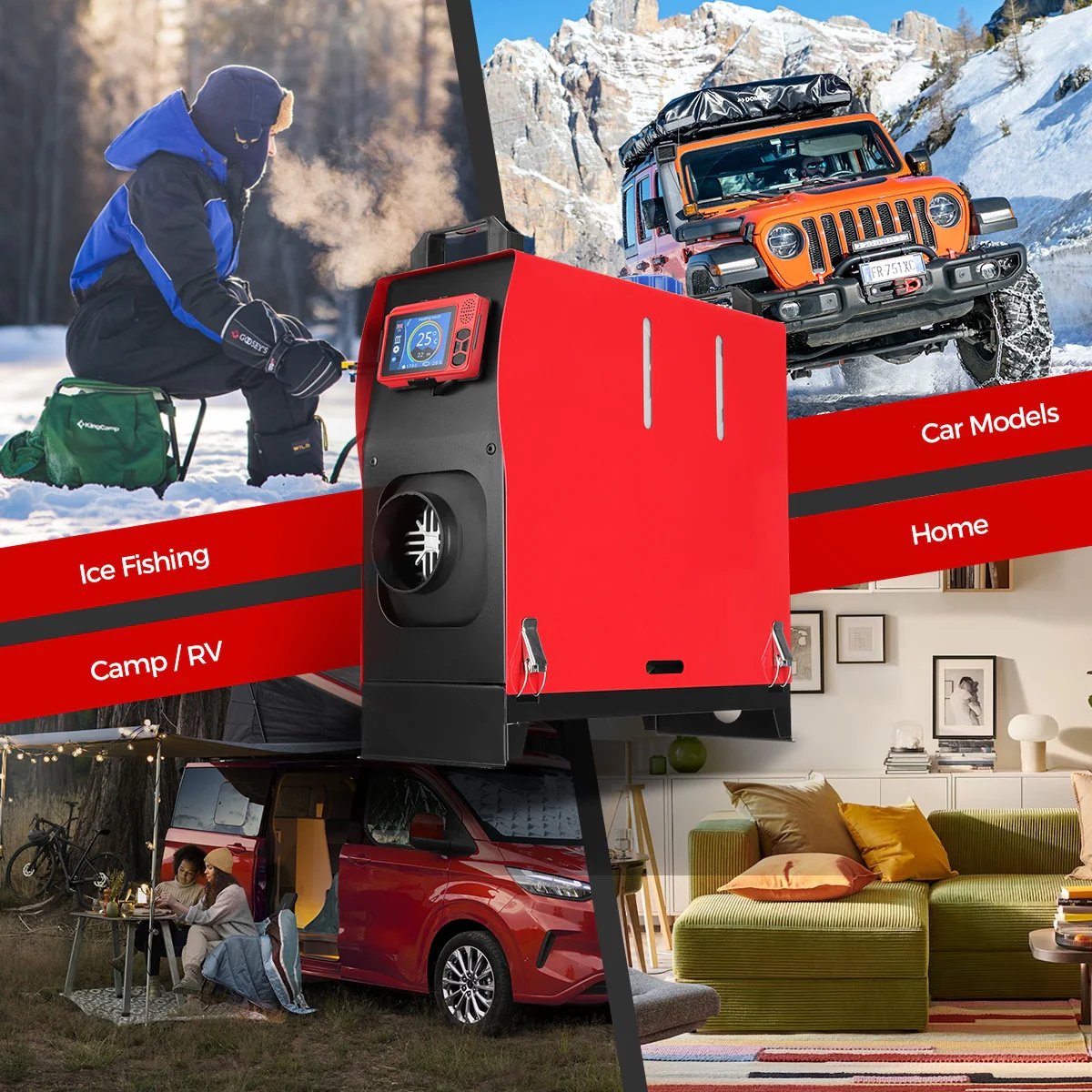 Sunster A2171V Diesel Heater 8KW 12V, All in One Classic Version - Image 12