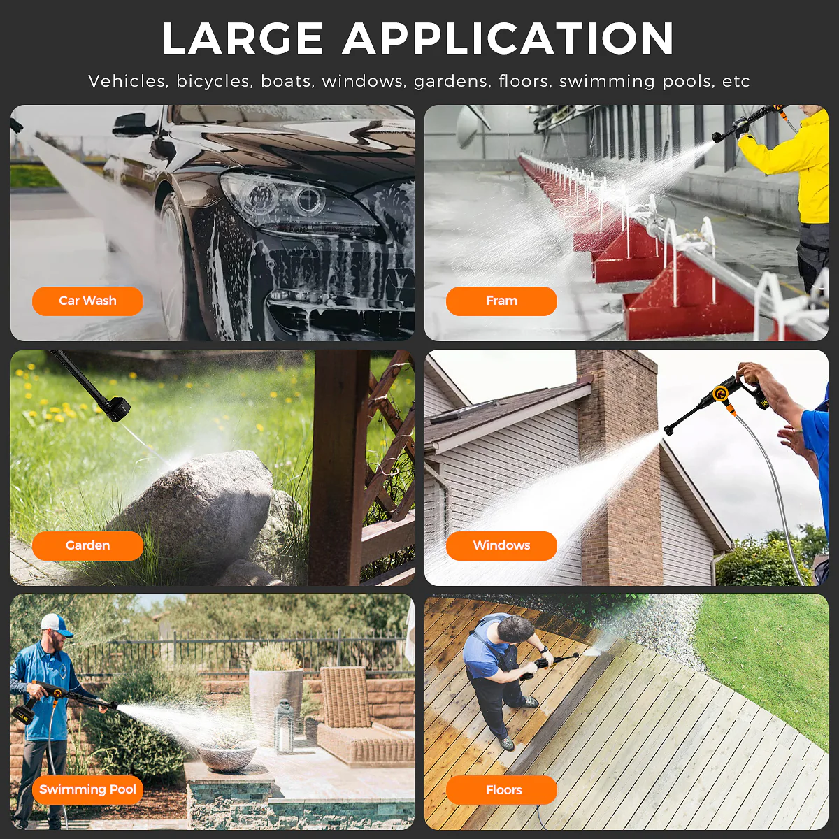 Sunster S-WX1 Cordless High Pressure Washer - Image 12