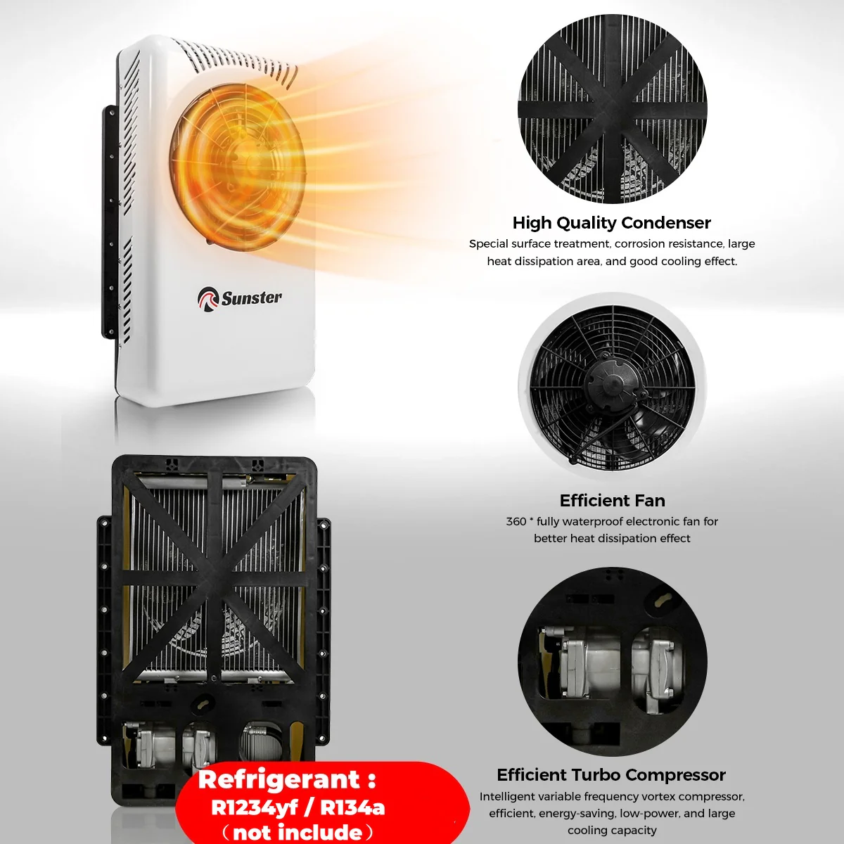 Sunster S-AC3 Parking Air Conditioner 12V/24V Outdoor Unit