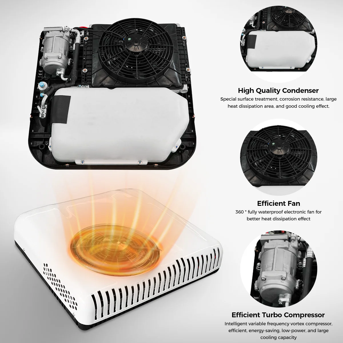Sunster S-AX1 Parking Air Conditioner 12V/24V - Image 7